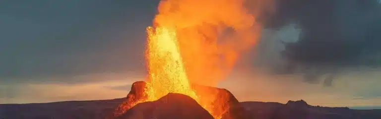 dynamic earth volcano wide